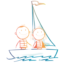 Niños en barco